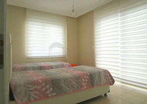 شقة عائلية - قريبة من البحر والاسواق - غرفتين وصالة -مع الاثاث -في مهموتلار / الانيا 