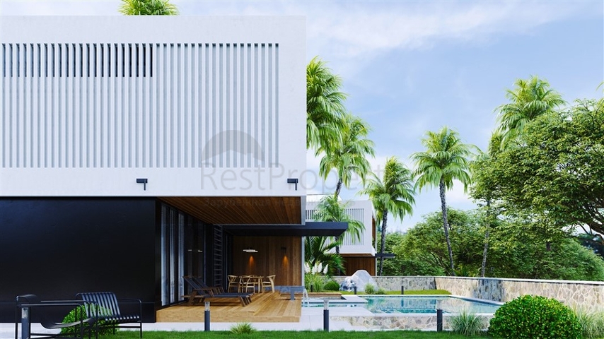 مناسب للحصول على الجنسية التركية -فلل فاخرة -مستقلة مع مسبح خاص -في مركز الانيا 