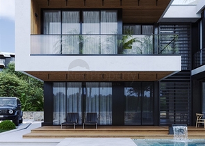 مناسب للحصول على الجنسية التركية -فلل فاخرة -مستقلة مع مسبح خاص -في مركز الانيا 