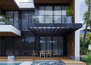 مناسب للحصول على الجنسية التركية -فلل فاخرة -مستقلة مع مسبح خاص -في مركز الانيا 