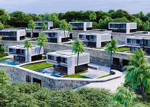 مناسب للحصول على الجنسية التركية -فلل فاخرة -مستقلة مع مسبح خاص -في مركز الانيا 