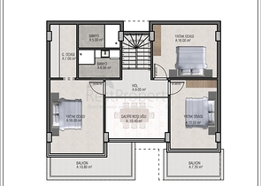 مناسب للحصول على الجنسية التركية -فلل فاخرة -مستقلة مع مسبح خاص -في مركز الانيا 