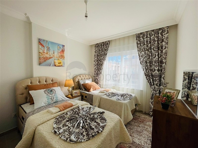 موقع مميز - قريب من البحر والخدمات -شقة 1+2 - مفروشة - في مهموتلار / الانيا 