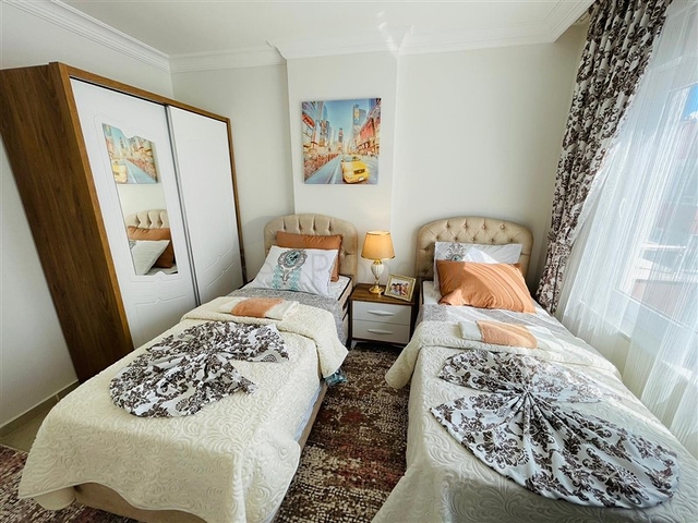 موقع مميز - قريب من البحر والخدمات -شقة 1+2 - مفروشة - في مهموتلار / الانيا 