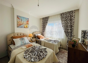 موقع مميز - قريب من البحر والخدمات -شقة 1+2 - مفروشة - في مهموتلار / الانيا 