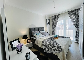 موقع مميز - قريب من البحر والخدمات -شقة 1+2 - مفروشة - في مهموتلار / الانيا 