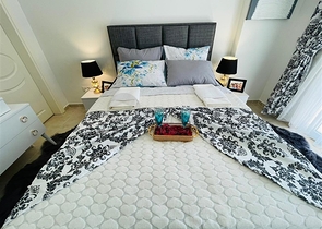 موقع مميز - قريب من البحر والخدمات -شقة 1+2 - مفروشة - في مهموتلار / الانيا 