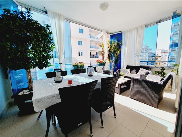 ضمن مجمع فاخر - شقة عائلية - غرفتين وصالة -مفروشة - في مهموتلار / الانيا 