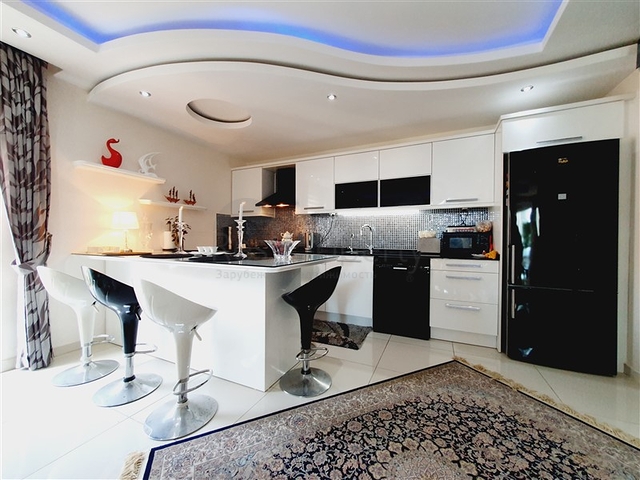 ضمن مجمع فاخر - شقة عائلية - غرفتين وصالة -مفروشة - في مهموتلار / الانيا 