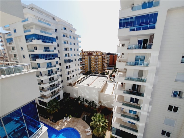 ضمن مجمع فاخر - شقة عائلية - غرفتين وصالة -مفروشة - في مهموتلار / الانيا 