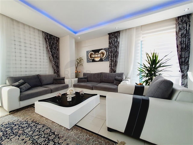 ضمن مجمع فاخر - شقة عائلية - غرفتين وصالة -مفروشة - في مهموتلار / الانيا 