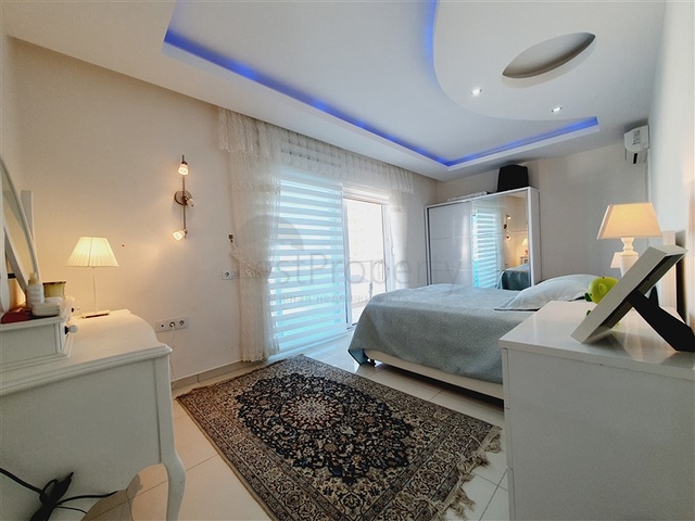 ضمن مجمع فاخر - شقة عائلية - غرفتين وصالة -مفروشة - في مهموتلار / الانيا 