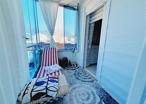 ضمن مجمع فاخر - شقة عائلية - غرفتين وصالة -مفروشة - في مهموتلار / الانيا 