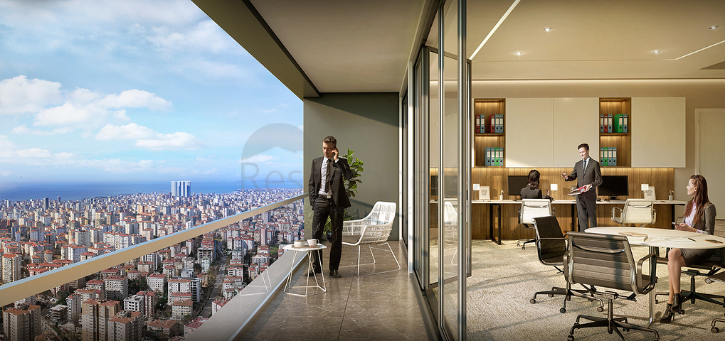 شقق ضمن مجمع فاخر في القسم الاسيوي من اسطنبول 