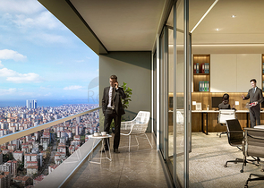 شقق ضمن مجمع فاخر في القسم الاسيوي من اسطنبول 