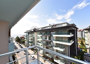 مجمع اول صف على البحر - دوبلكس 4 غرف وصالة -مفروشة -مجمع فاخر - في كاستل / الانيا 