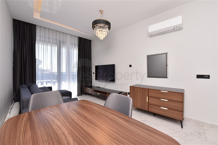 على البحر مباشرة - نظام فندقي - شقة 1+1 - في كارجي جاك / الانيا 