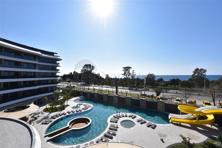 على البحر مباشرة - نظام فندقي - شقة 1+1 - في كارجي جاك / الانيا 