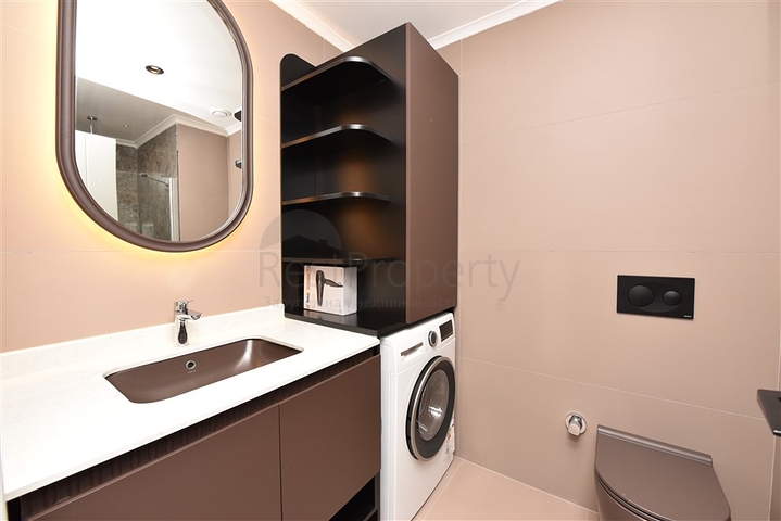 على البحر مباشرة - نظام فندقي - شقة 1+1 - في كارجي جاك / الانيا 