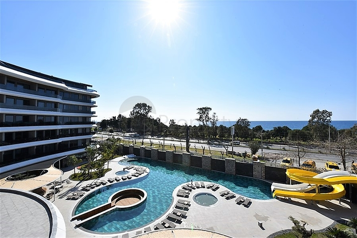 على البحر مباشرة - نظام فندقي - شقة 1+1 - في كارجي جاك / الانيا 