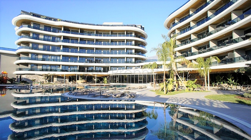 على البحر مباشرة - نظام فندقي - شقة 1+1 - في كارجي جاك / الانيا 