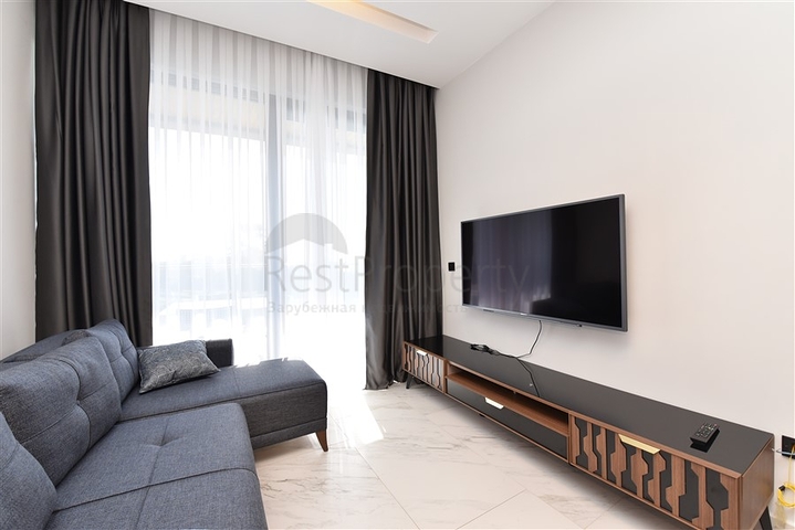 على البحر مباشرة - نظام فندقي - شقة 1+1 - في كارجي جاك / الانيا 