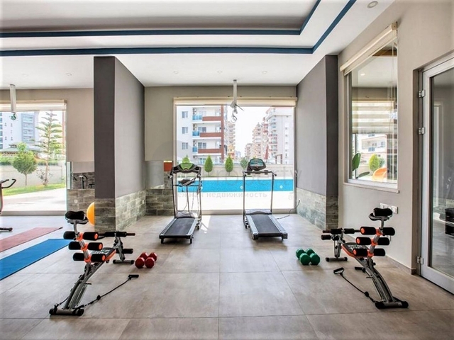 شقة غرفة وصالة - مفروشة -ضمن مجمع سكني حديث - في مهموتلار / الانيا 