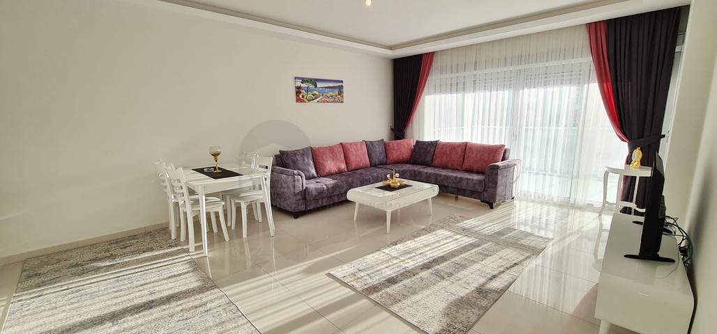 شقة غرفة وصالة - مفروشة -ضمن مجمع سكني حديث - في مهموتلار / الانيا 