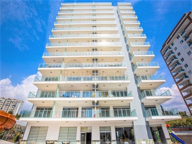 شقة غرفة وصالة - مفروشة -ضمن مجمع سكني حديث - في مهموتلار / الانيا 