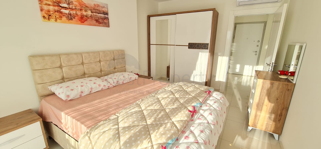 شقة غرفة وصالة - مفروشة -ضمن مجمع سكني حديث - في مهموتلار / الانيا 