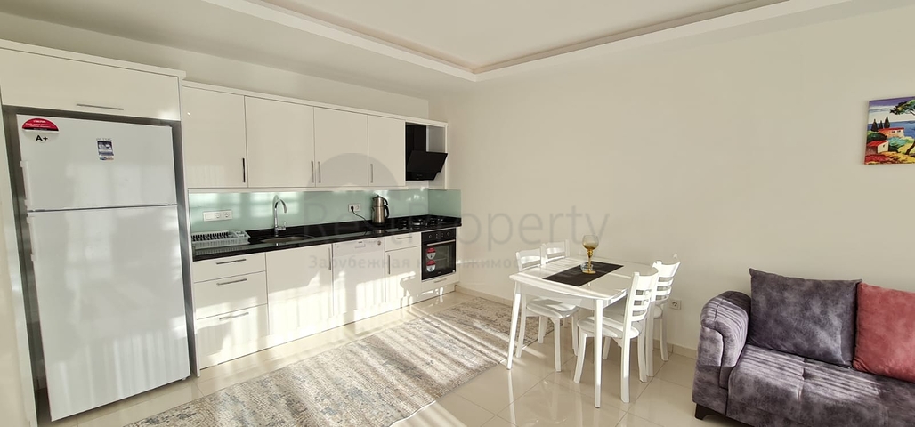 شقة غرفة وصالة - مفروشة -ضمن مجمع سكني حديث - في مهموتلار / الانيا 