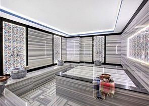 شقة غرفة وصالة - مفروشة -ضمن مجمع سكني حديث - في مهموتلار / الانيا 