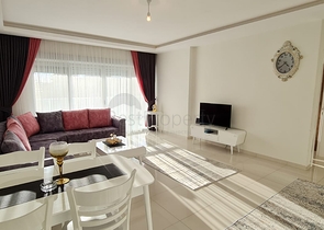 شقة غرفة وصالة - مفروشة -ضمن مجمع سكني حديث - في مهموتلار / الانيا 