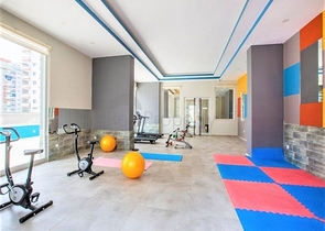 شقة غرفة وصالة - مفروشة -ضمن مجمع سكني حديث - في مهموتلار / الانيا 