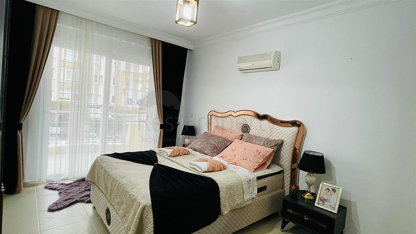 موقع استراتيجي قريب من البحر والخدمات - شقة 2 غرفة وصالة -مفروشة -مهموتلار / الانيا 