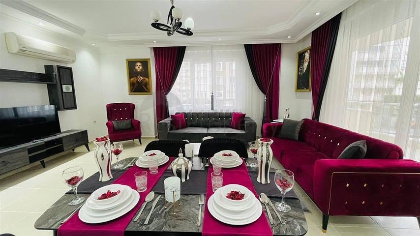 موقع استراتيجي قريب من البحر والخدمات - شقة 2 غرفة وصالة -مفروشة -مهموتلار / الانيا 