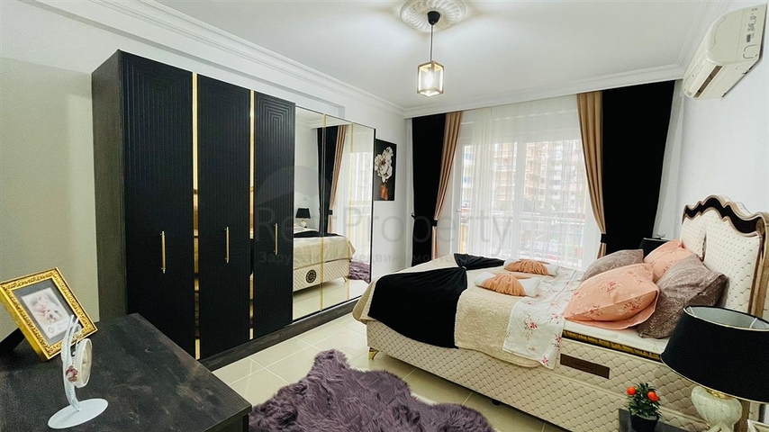 موقع استراتيجي قريب من البحر والخدمات - شقة 2 غرفة وصالة -مفروشة -مهموتلار / الانيا 