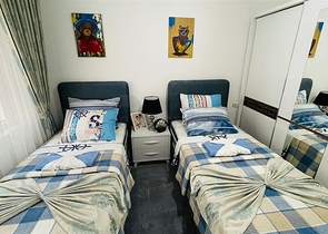 موقع استراتيجي قريب من البحر والخدمات - شقة 2 غرفة وصالة -مفروشة -مهموتلار / الانيا 