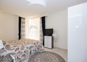 اطلالة على المسبح -شقة 2 غرفة وصالة -ضمن مجمع حديث - في افسلار / الانيا 