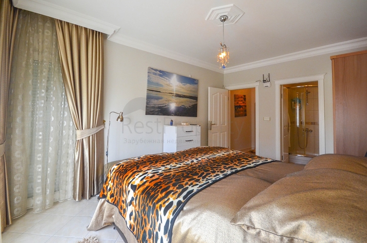 على شارع بارباروس الحيوي - شقة 2 غرفة وصالة - مفروشة - في مهموتلار / الانيا 