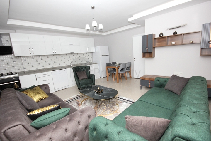 بسعر مناسب - شقة جديدة - تصميم 1+2 - في موقع ممتاز - مهموتلار / الانيا 