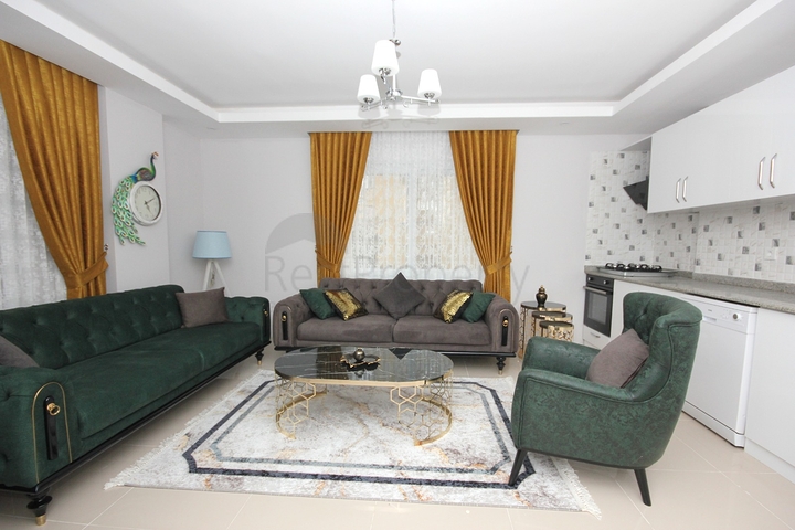 بسعر مناسب - شقة جديدة - تصميم 1+2 - في موقع ممتاز - مهموتلار / الانيا 