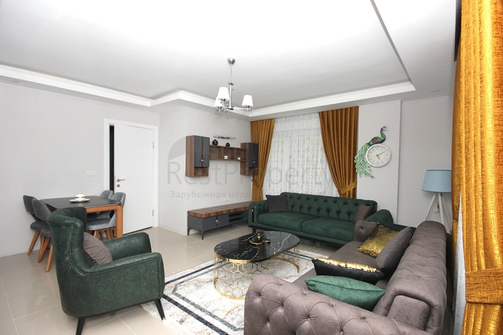 بسعر مناسب - شقة جديدة - تصميم 1+2 - في موقع ممتاز - مهموتلار / الانيا 