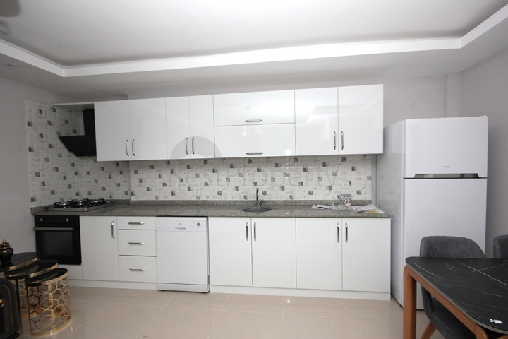 بسعر مناسب - شقة جديدة - تصميم 1+2 - في موقع ممتاز - مهموتلار / الانيا 