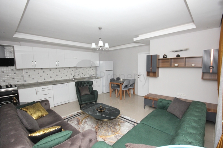 بسعر مناسب - شقة جديدة - تصميم 1+2 - في موقع ممتاز - مهموتلار / الانيا 