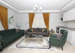 بسعر مناسب - شقة جديدة - تصميم 1+2 - في موقع ممتاز - مهموتلار / الانيا 