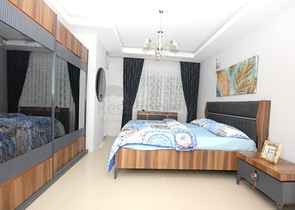 بسعر مناسب - شقة جديدة - تصميم 1+2 - في موقع ممتاز - مهموتلار / الانيا 