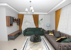 بسعر مناسب - شقة جديدة - تصميم 1+2 - في موقع ممتاز - مهموتلار / الانيا 