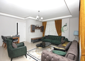 بسعر مناسب - شقة جديدة - تصميم 1+2 - في موقع ممتاز - مهموتلار / الانيا 