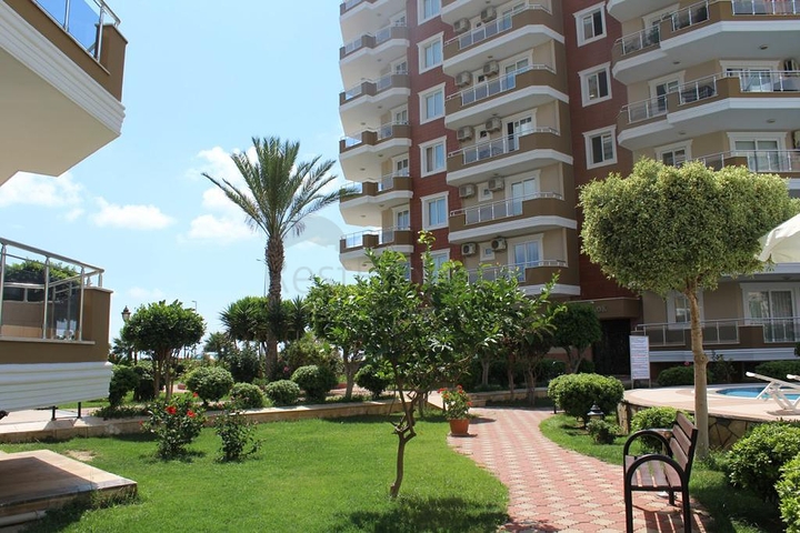 اطلالة بحرية مباشرة -شقة غرفتين وصالة - مفروشة - في مهموتلار / الانيا 